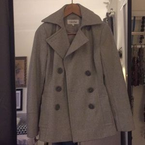 Calvin Klein grey coat